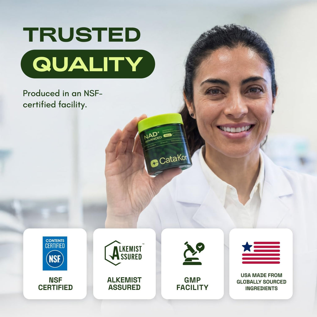 Liposomal NAD Supplement with Resveratrol – NMN Supplement Alternative – Third-Party Tested – 30-Day Supply – Advanced NAD+ Resveratrol